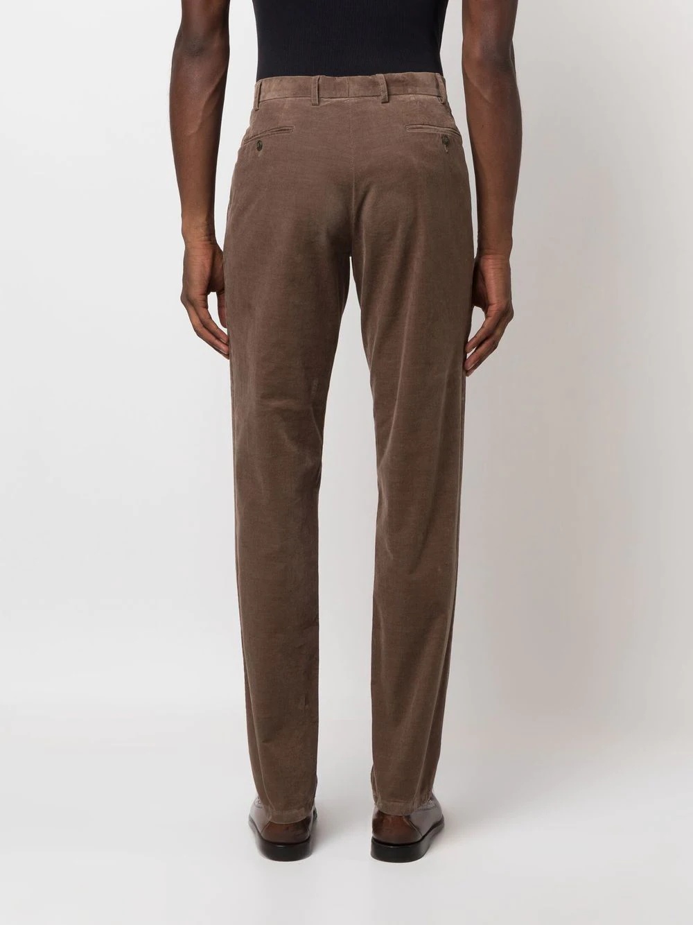 slim-fit tailored trousers - 4