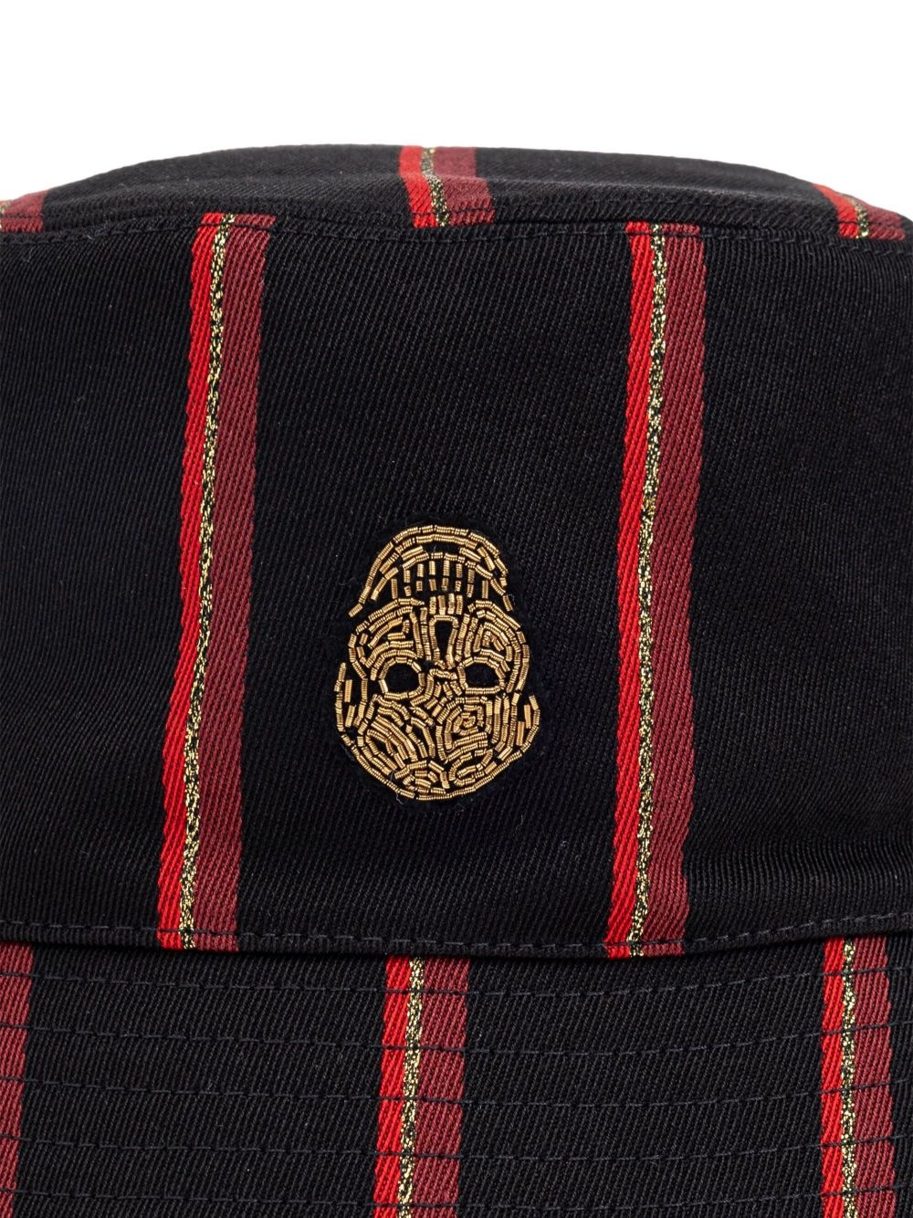 skull-appliqué bucket hat - 3