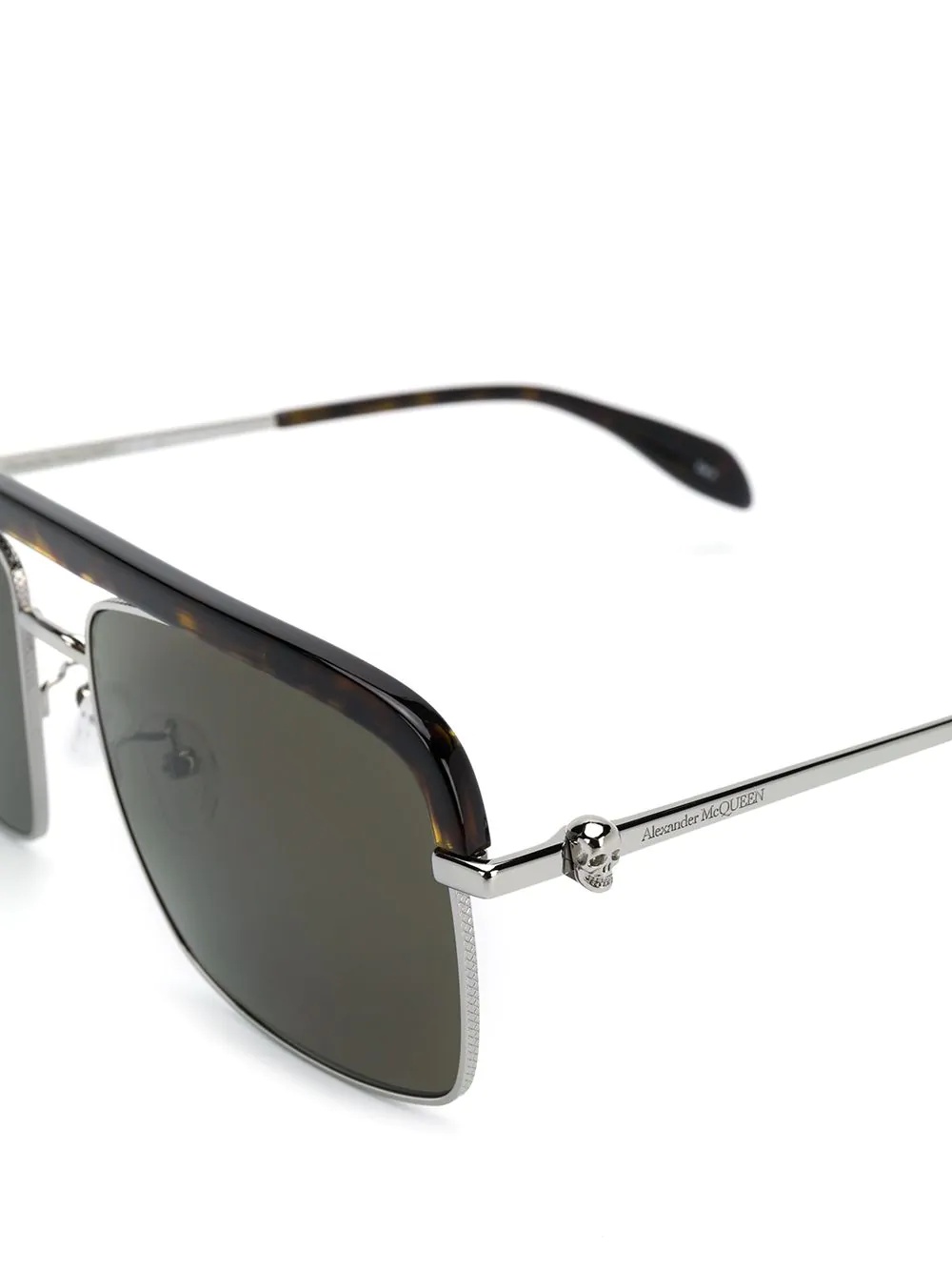 tortoiseshell square-frame sunglasses - 3