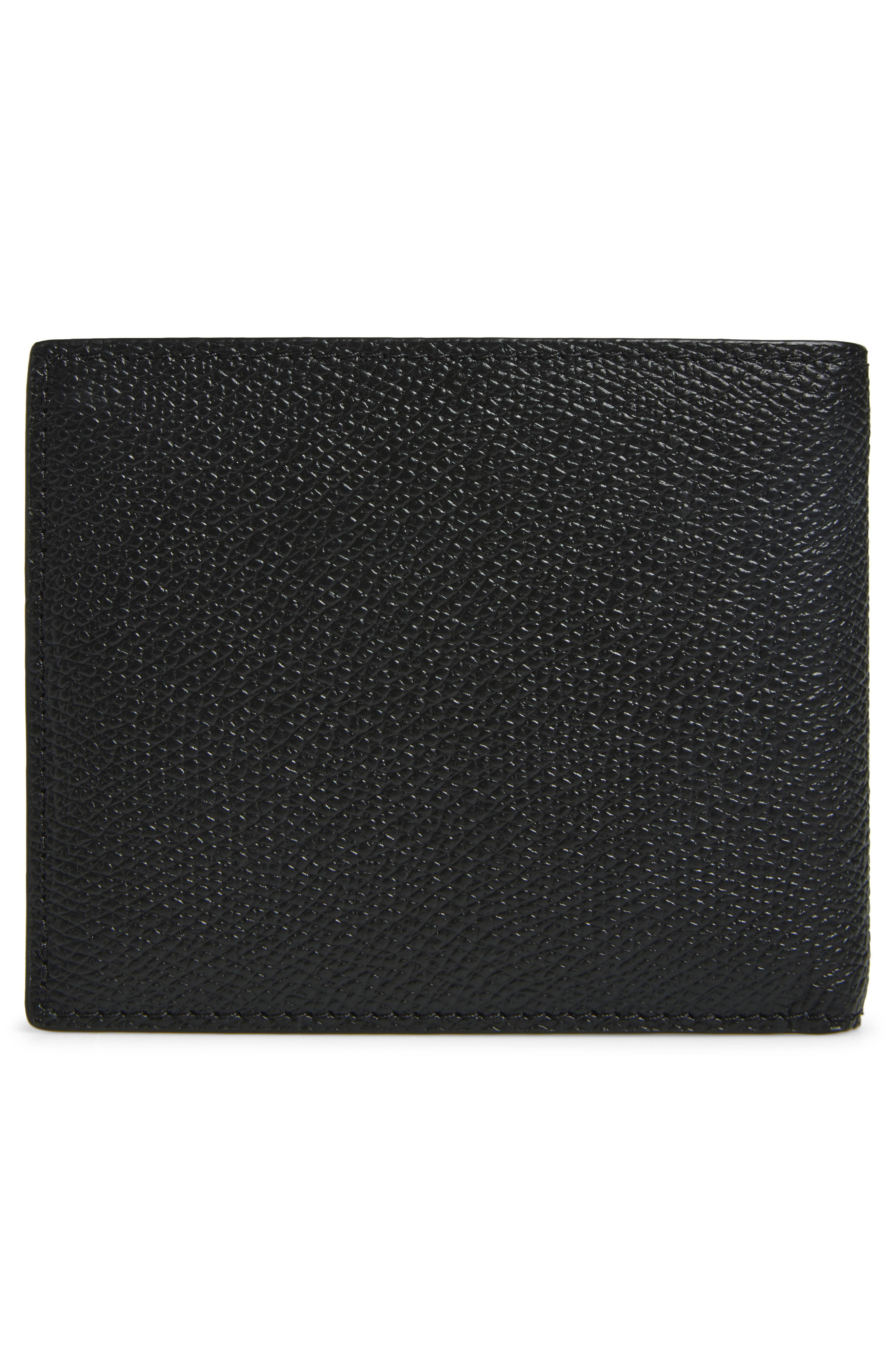 Valentino Garavani VLOGO Signature Bifold Leather Wallet in Black at Nordstrom - 3