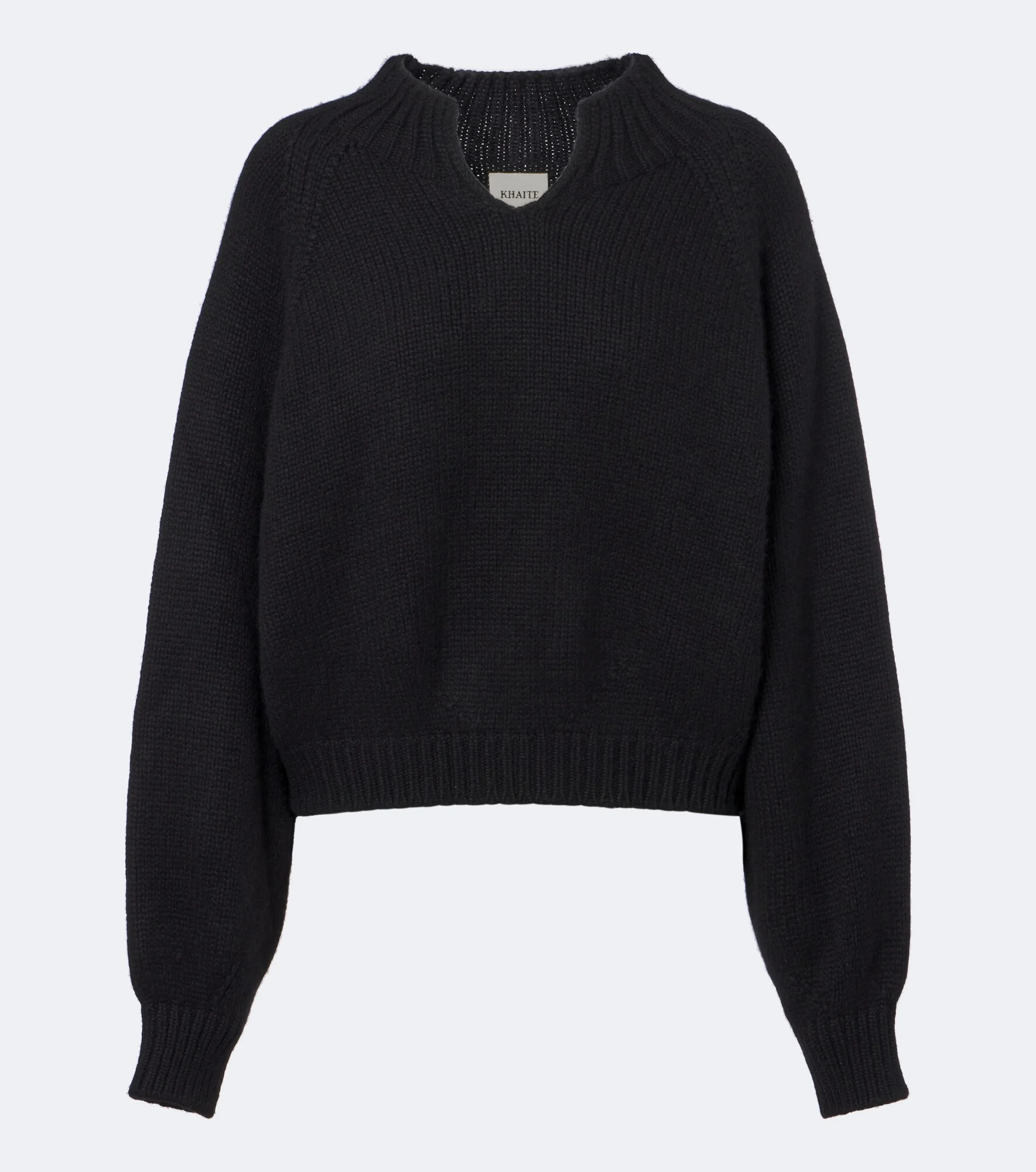 Cropped cashmere sweater - 1