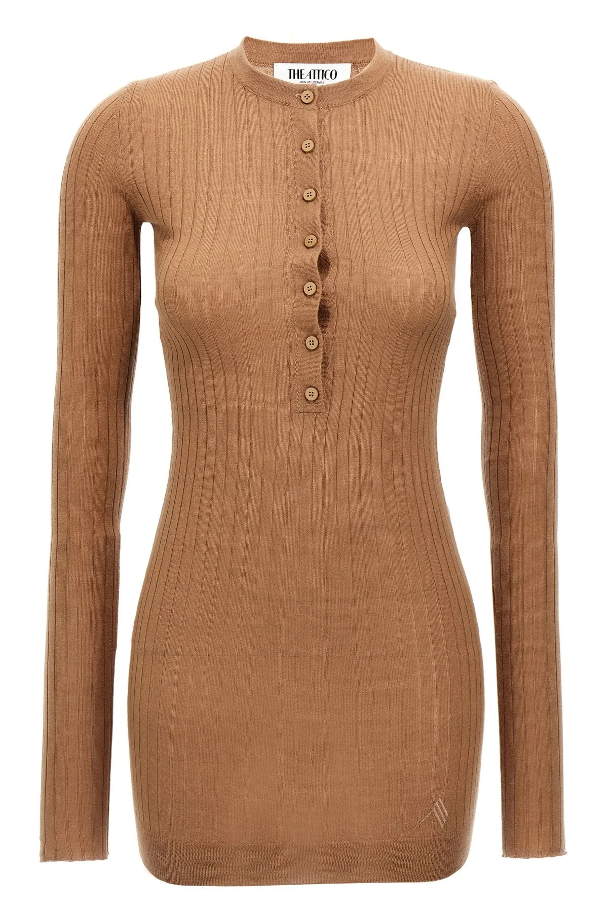 Ribbed mini dress - 1