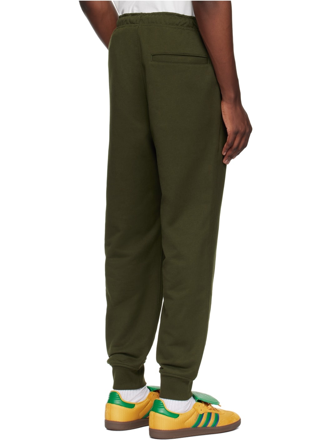 Green Cuffed Sweatpants - 3