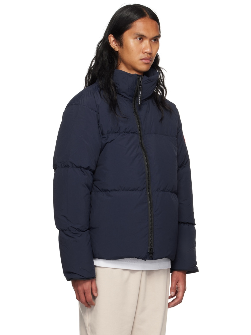 Navy Lawrence Down Jacket - 2