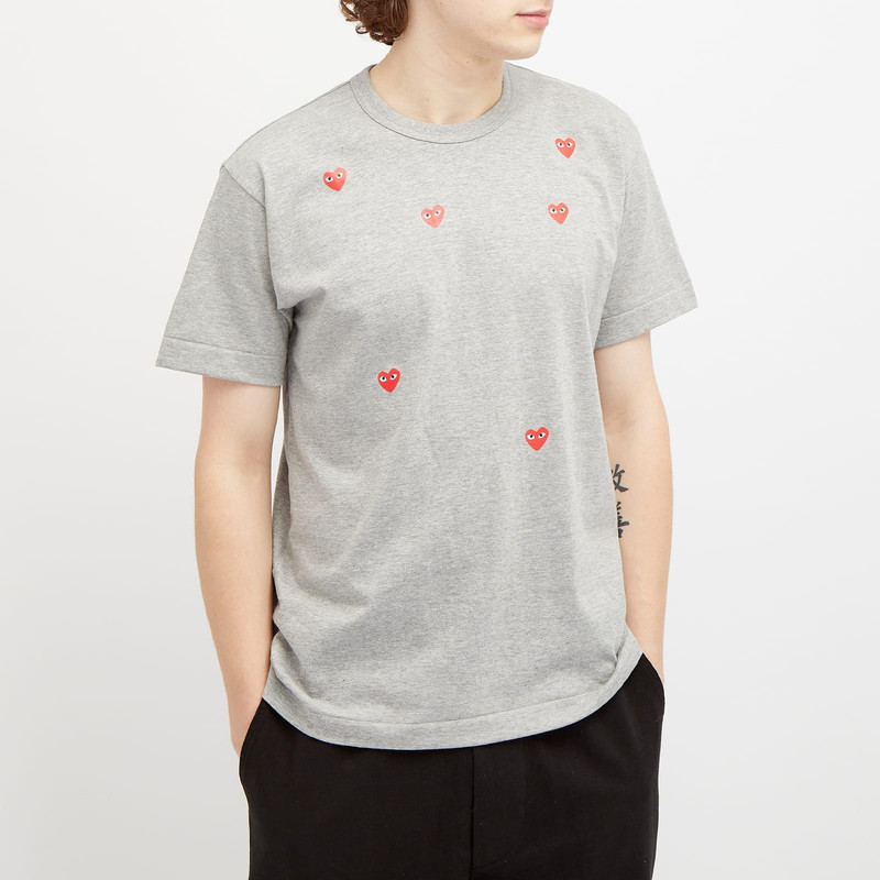 Comme des Garçons PLAY Comme des Garçons Play Many Heart T-Shirt outlook