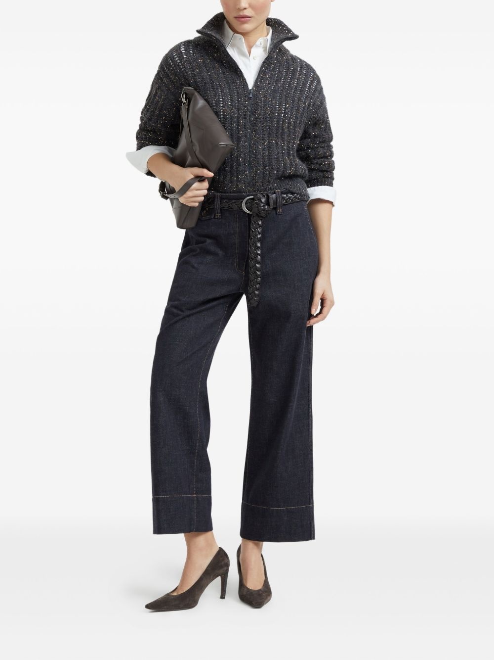 Dazzling ribbed cardigan - 2