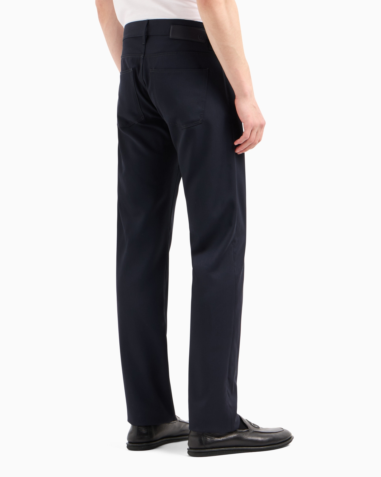 Five-pocket, regular-fit, virgin-wool trousers - 3