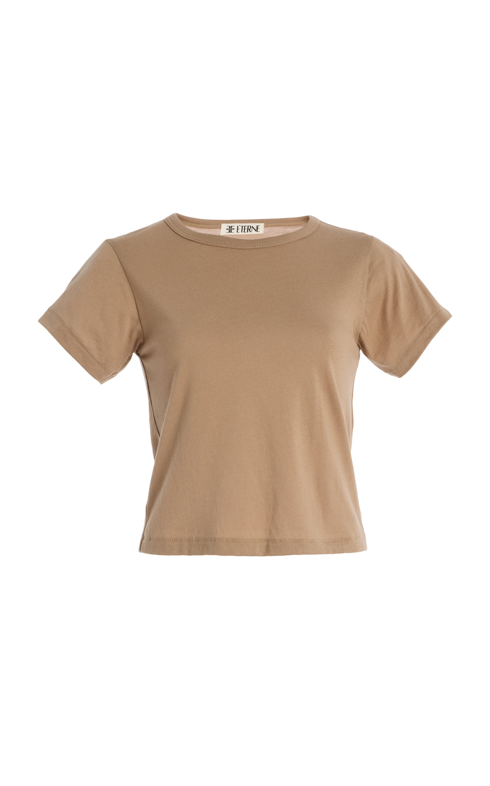 Cotton-Modal Baby T-Shirt taupe - 1