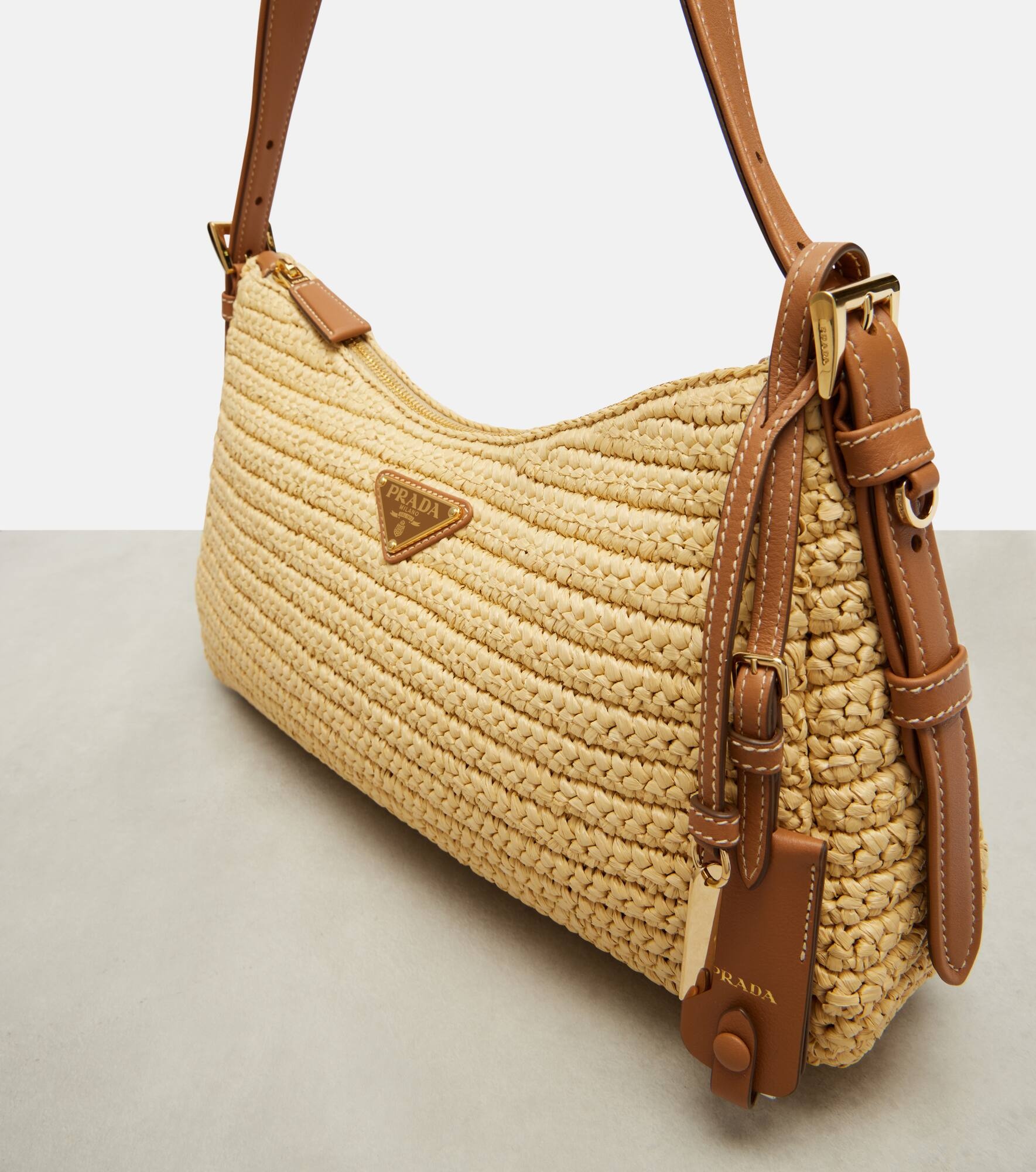 Prada Aimée Large crochet shoulder bag - 6