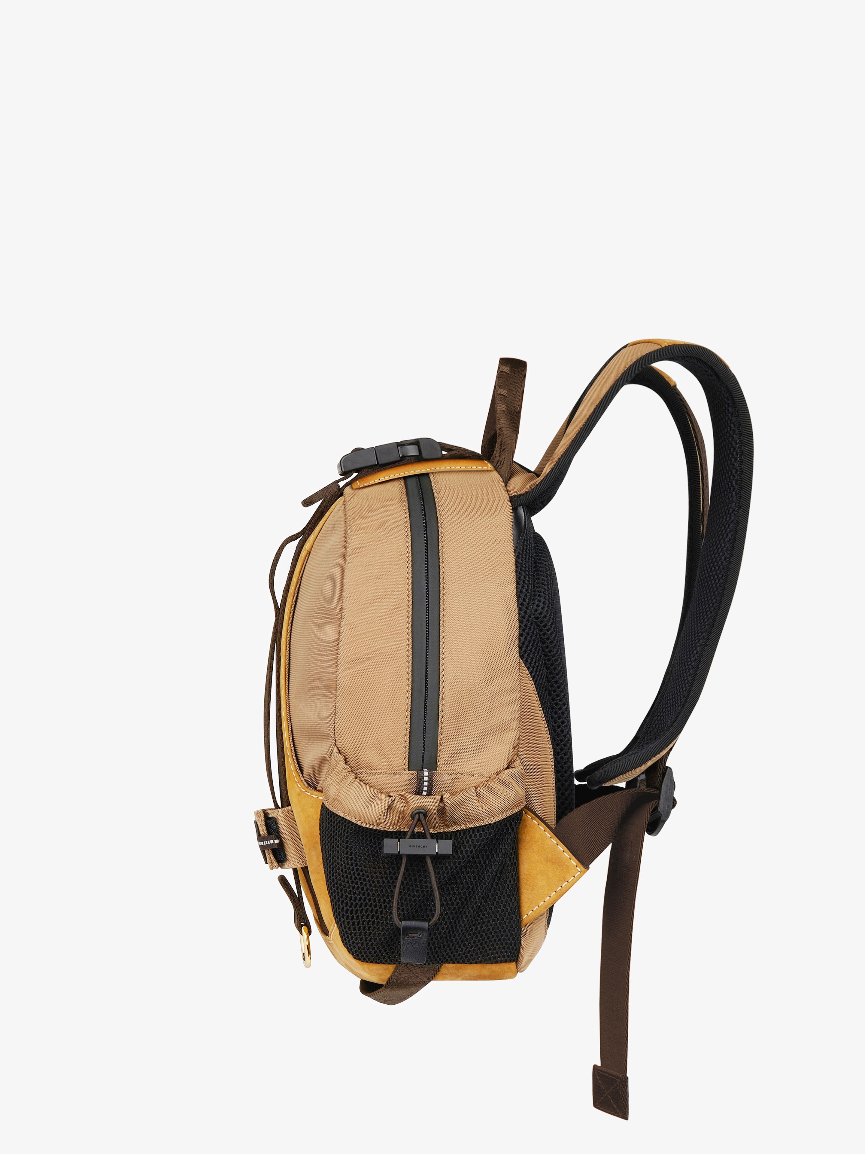 SMALL G-TRAIL BACKPACK IN NUBUCK AND CANVAS - 3