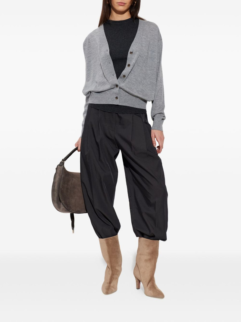 LISA YANG buttoned V-neck cardigan outlook