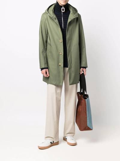 Mackintosh Chryston short hooded coat outlook