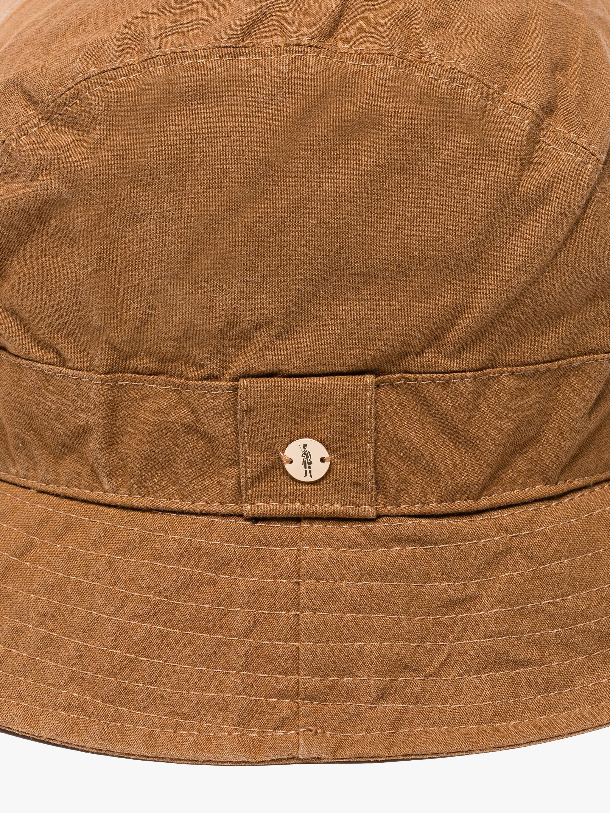 RAINIE BROWN WAXED COTTON BUCKET HAT - 2