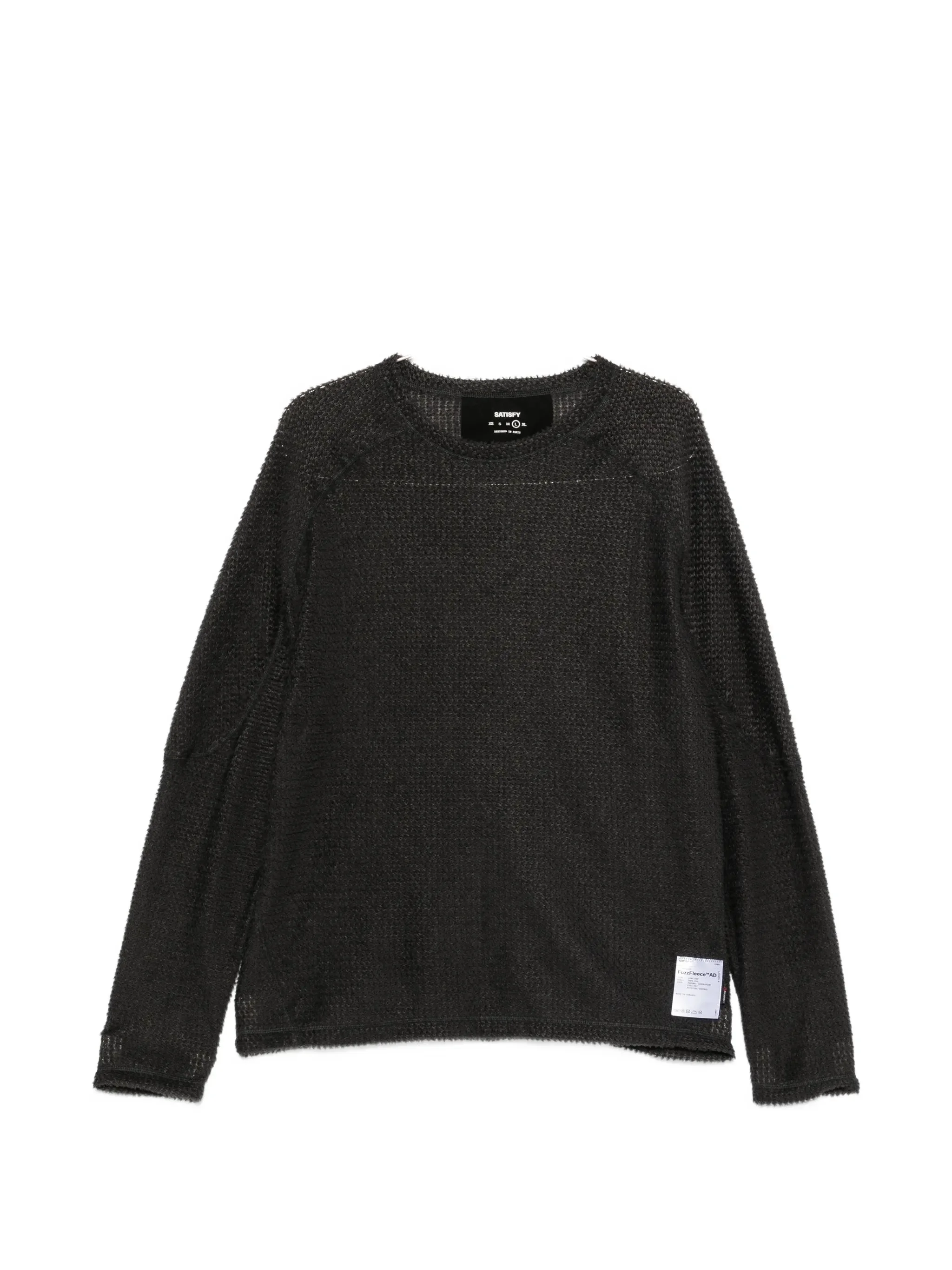 Satisfy Waffle-knit Raglan-sleeve Sweater - 1