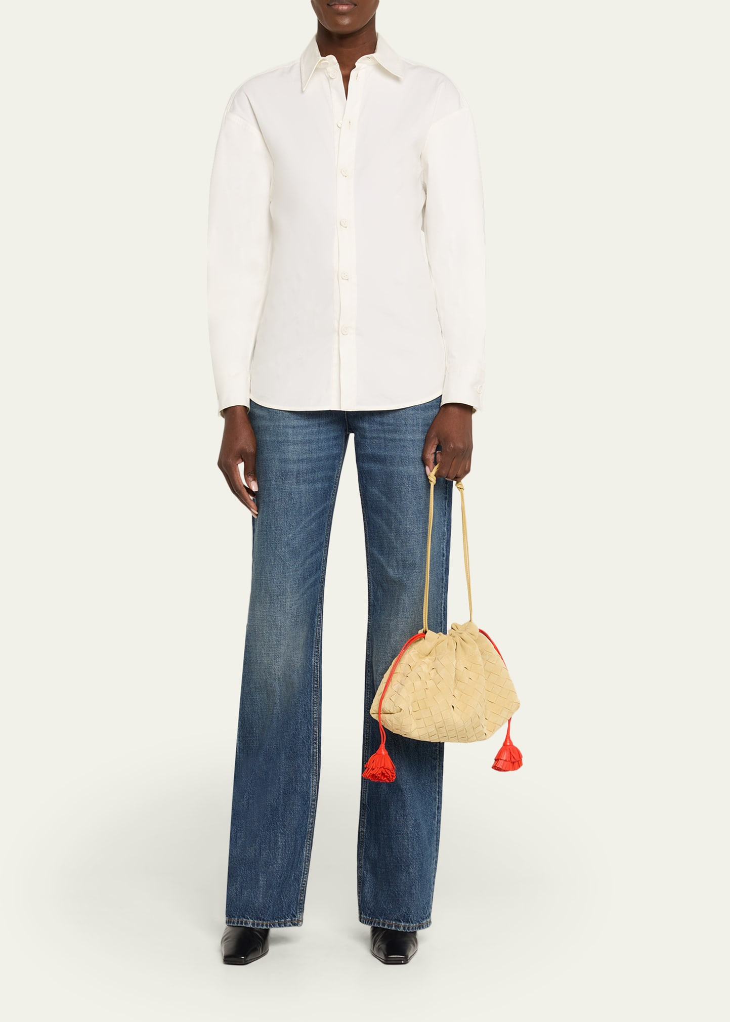 Soiree Dustbag Suede Pouch Bag - 6