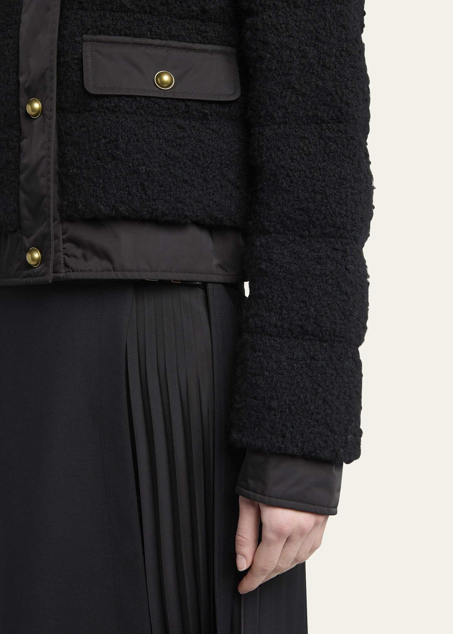 Blandy Tweed Short Down Jacket - 5