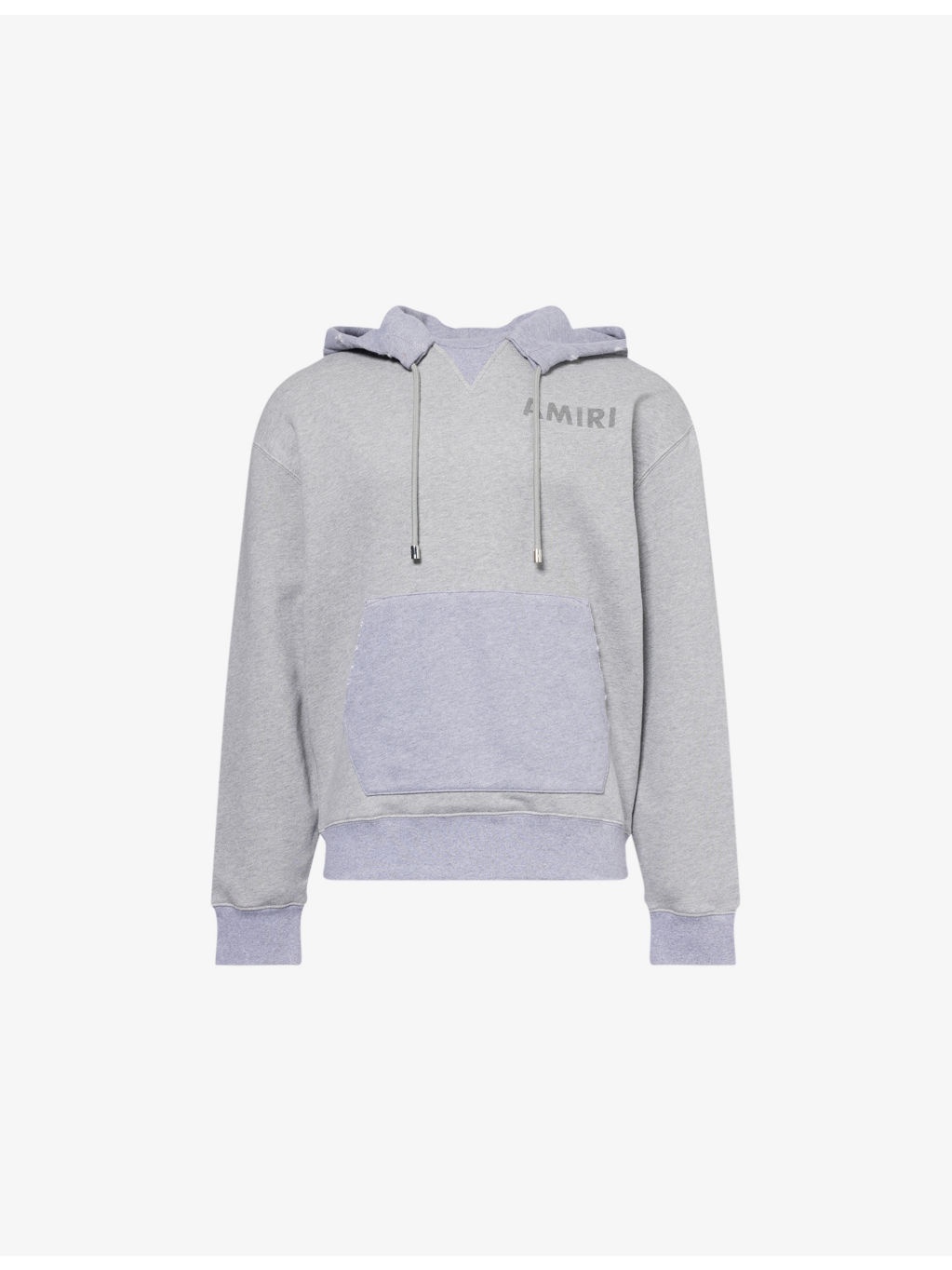 Stencil Logo-Print Cotton Hoody - 1