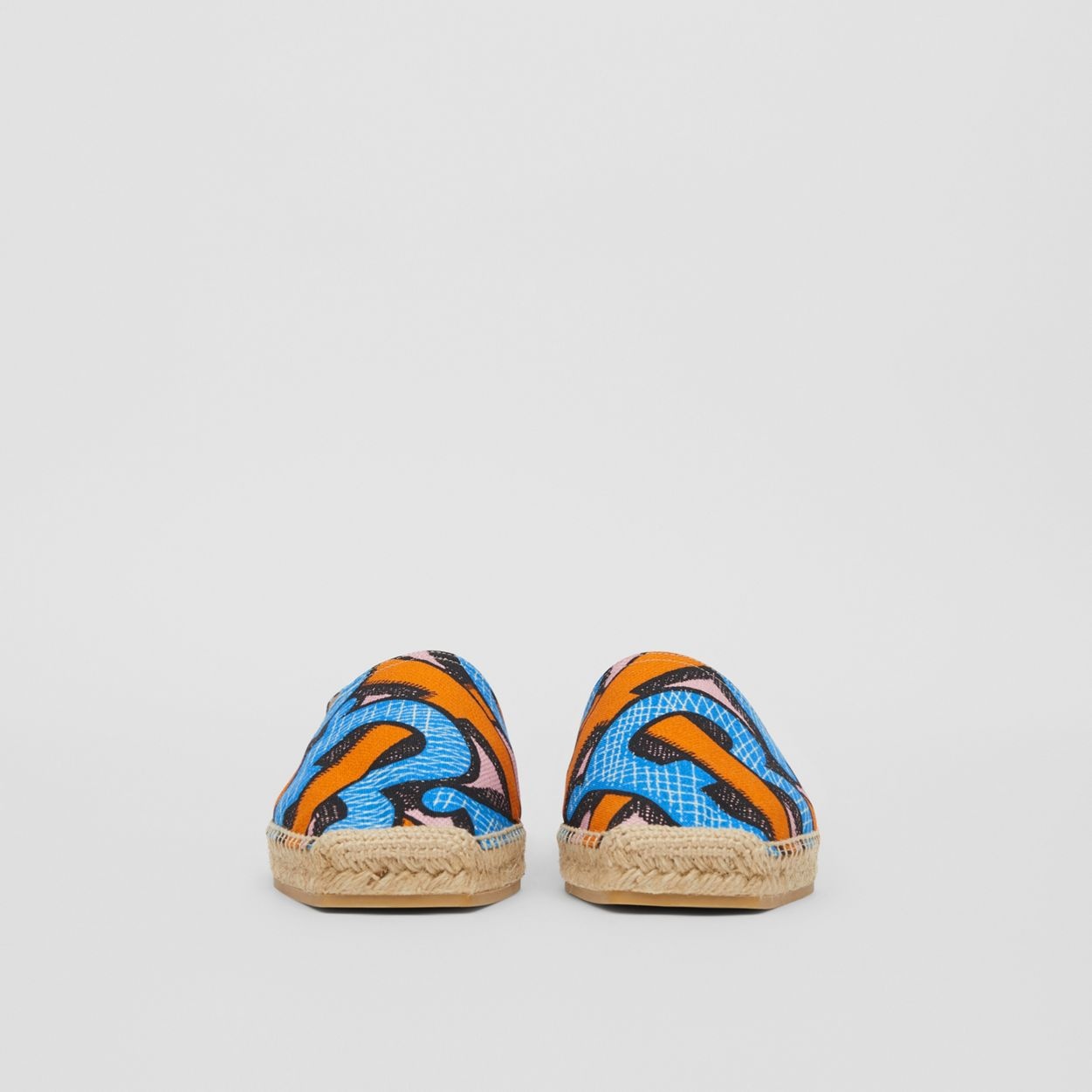 Monogram Print Cotton Canvas Espadrilles - 7