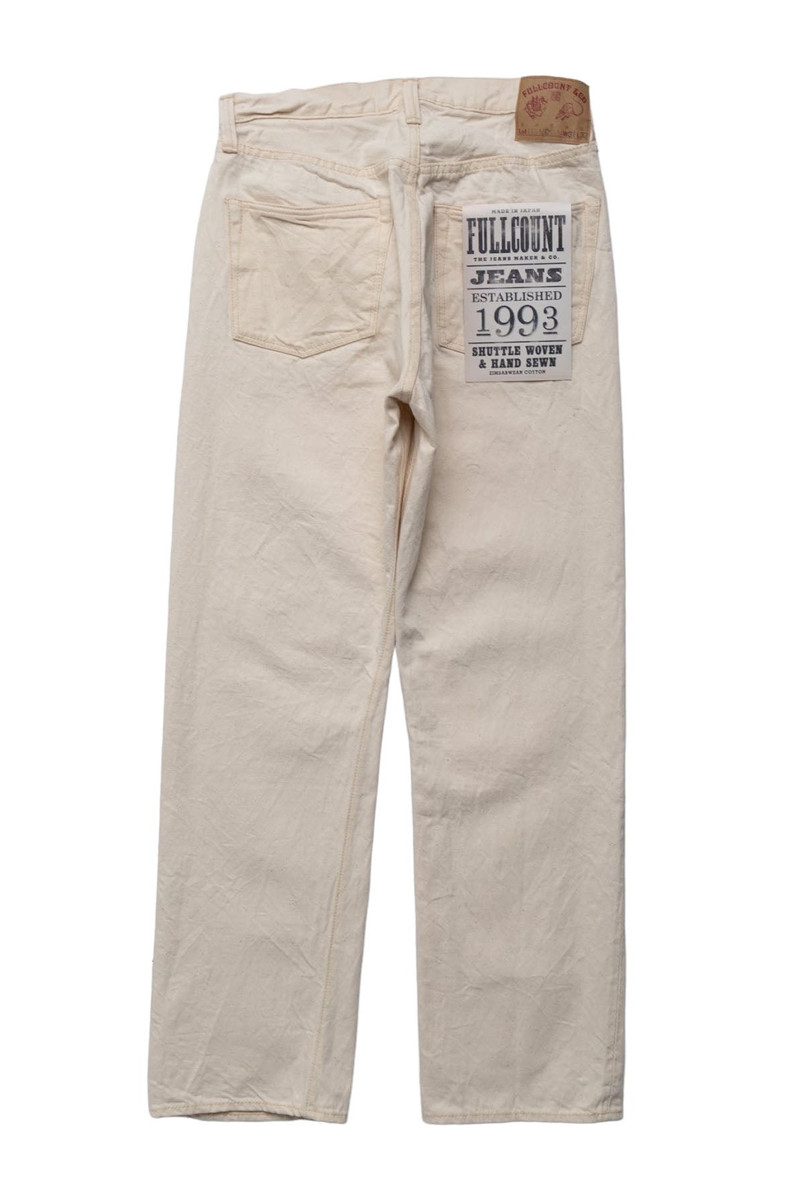FULLCOUNT 1101EC Ecru Denim Straight Fit outlook