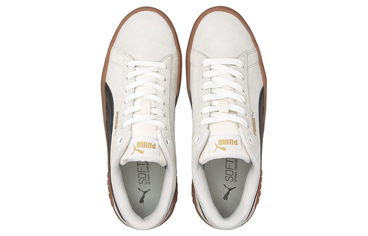 (WMNS) PUMA Smash Platform V2 SD 'White Black Gum' 373037-07 - 3