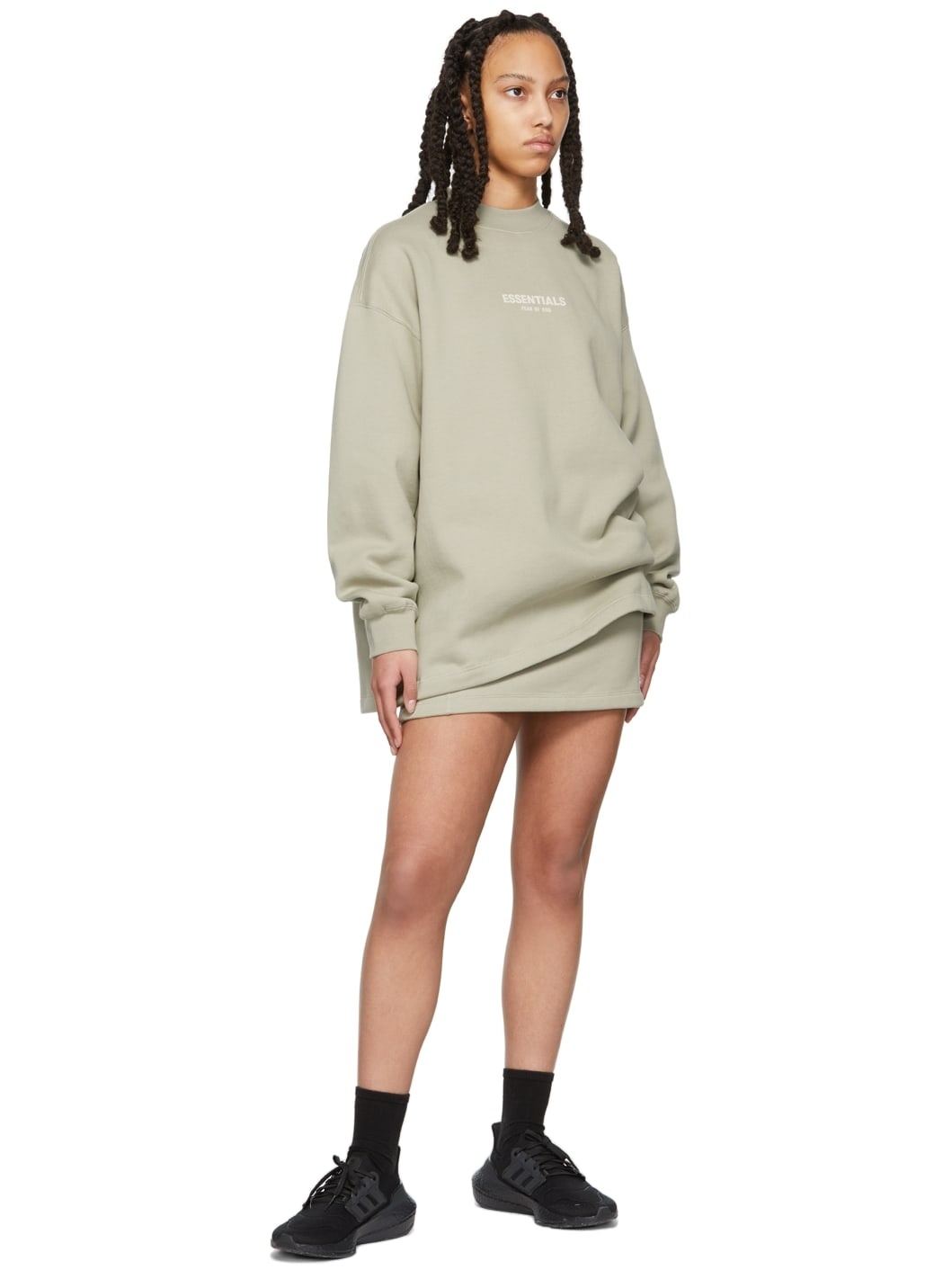 Green Relaxed Crewneck Sweatshirt - 4