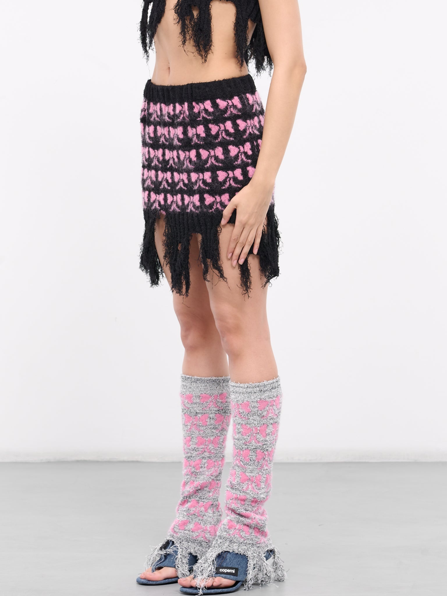 ASHLEY WILLIAMS Bow Reaper Mini Skirt | REVERSIBLE