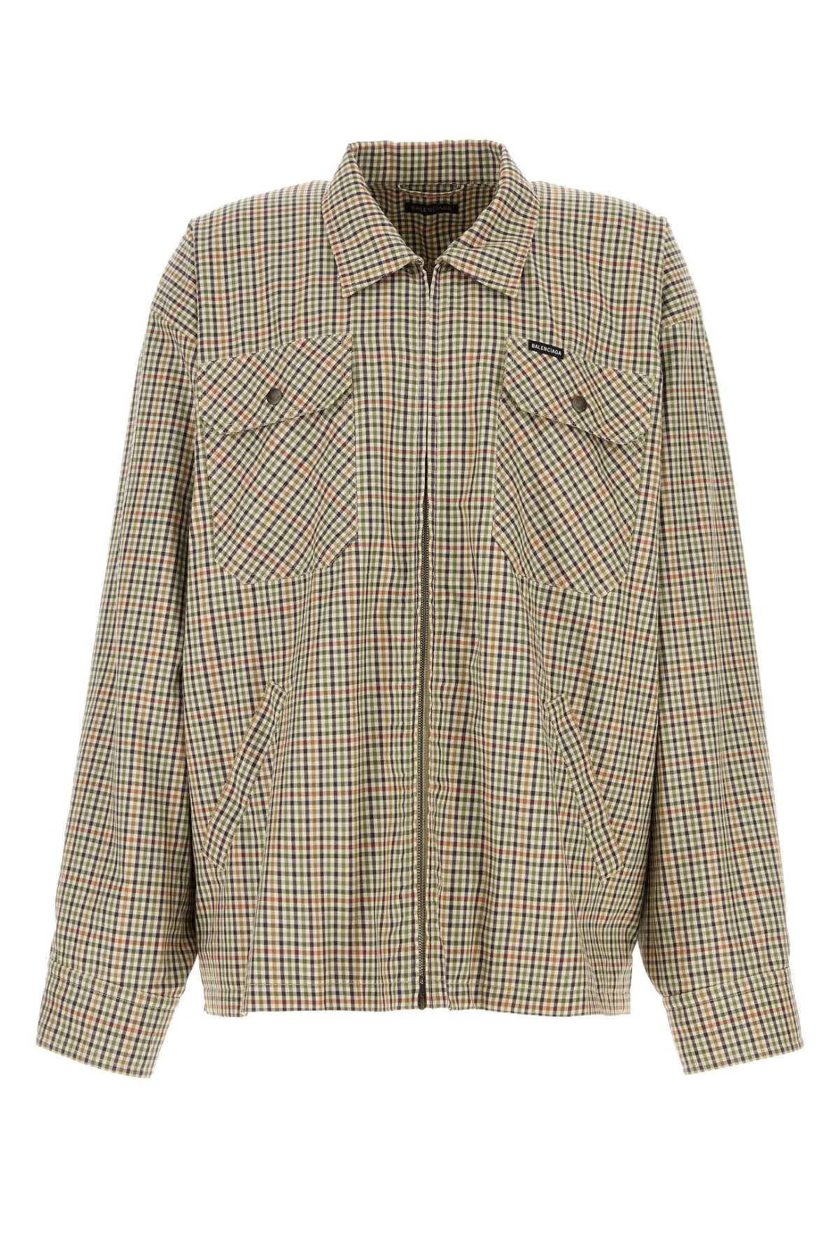 Balenciaga Men Embroidered Cotton Jacket - 1