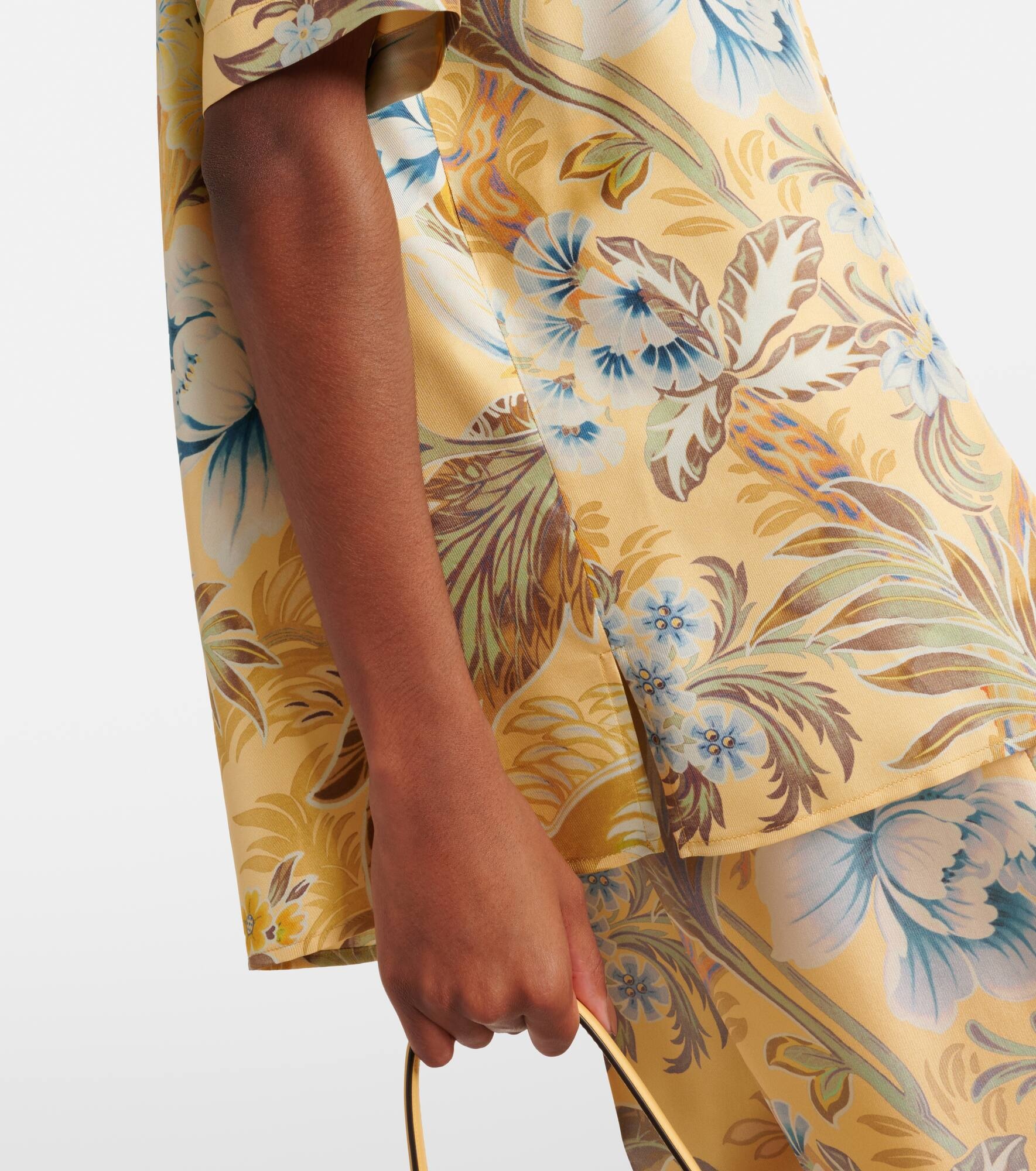 Floral silk shirt - 5