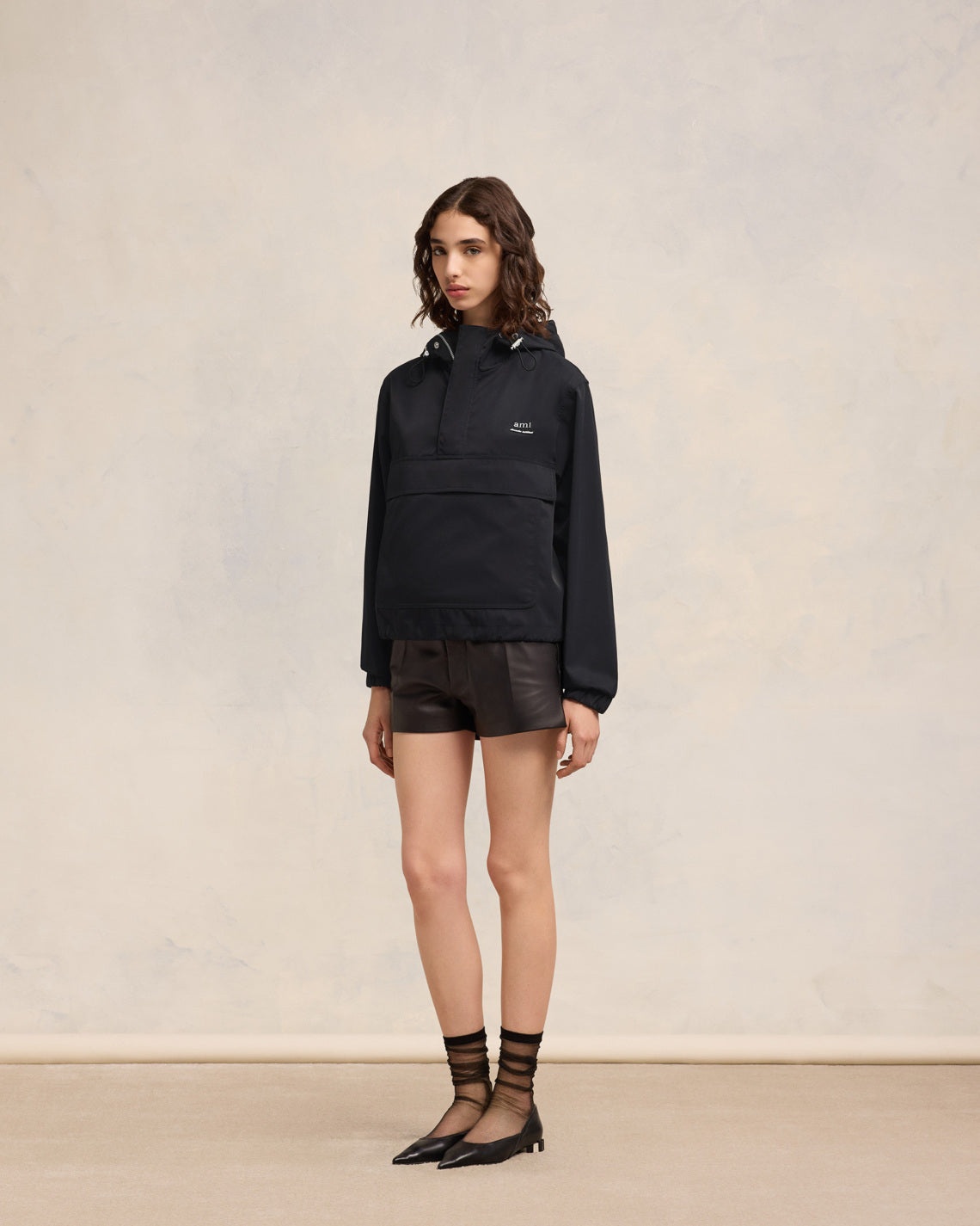 andie　　ami alexander mattiussi AMI Paris HOODED AMI ALEXANDRE MATTIUSSI WINDBREAKER
