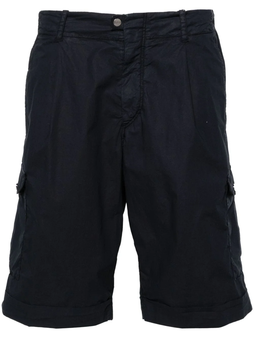 straight-leg cotton cargo shorts - 1