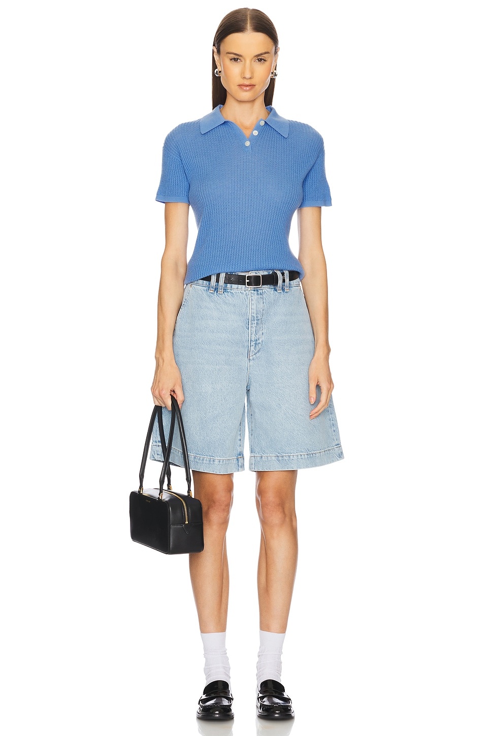 Shrunken Cashmere Polo - 4