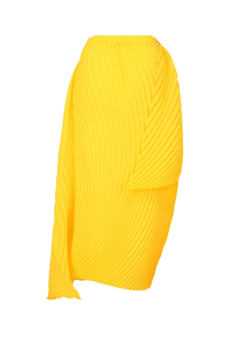 ISSEY MIYAKE WRAPPED PLEATS SKIRT outlook