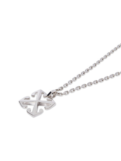 Off-White Arrow Pendant Necklace outlook