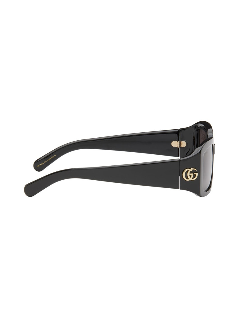 GUCCI Black Rectangular Sunglasses outlook