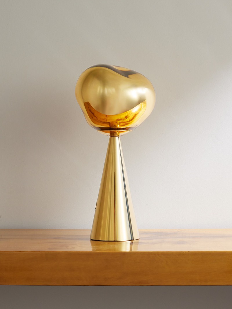 Melt Portable Gold-Tone LED Lamp 1