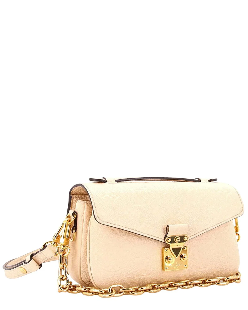 Louis Vuitton Beige Monogram Empreinte Pochette Metis East West (Authentic
Pre-Loved) - 1