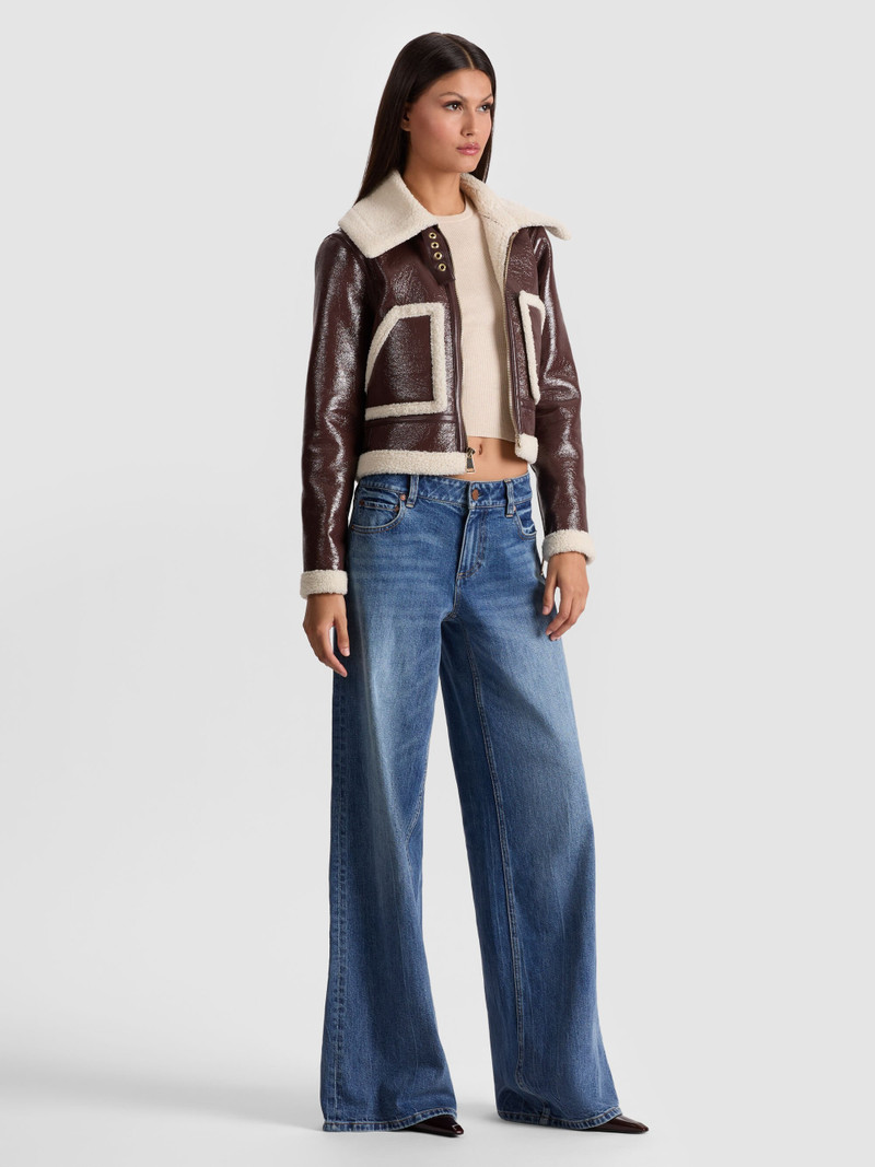 ISAIAH FAUX SHEARLING JACKET 1