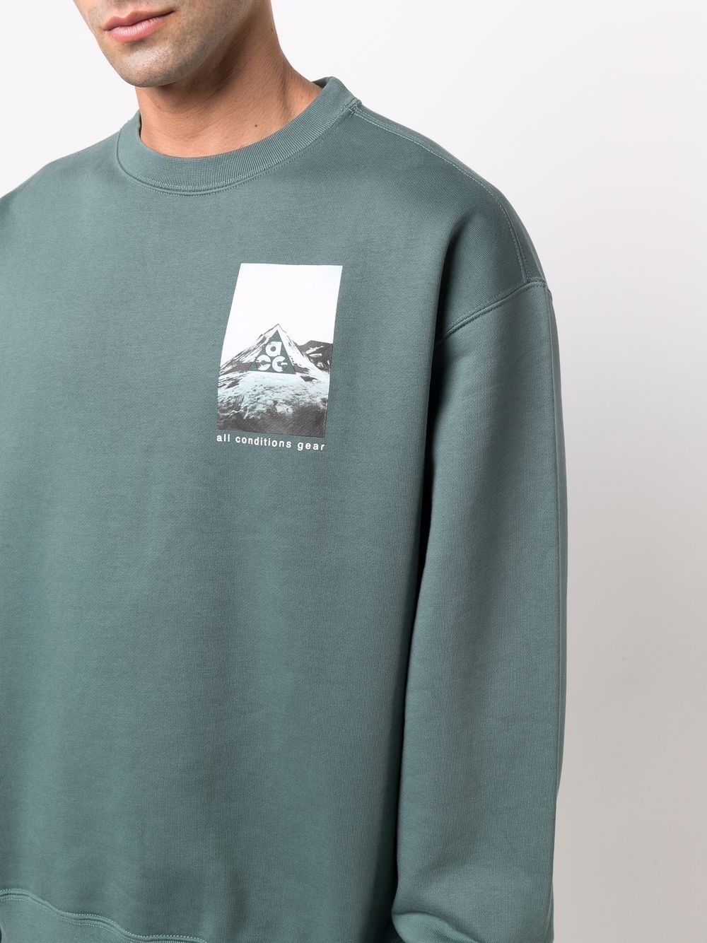 photo-print crew-neck sweatshirt - 6