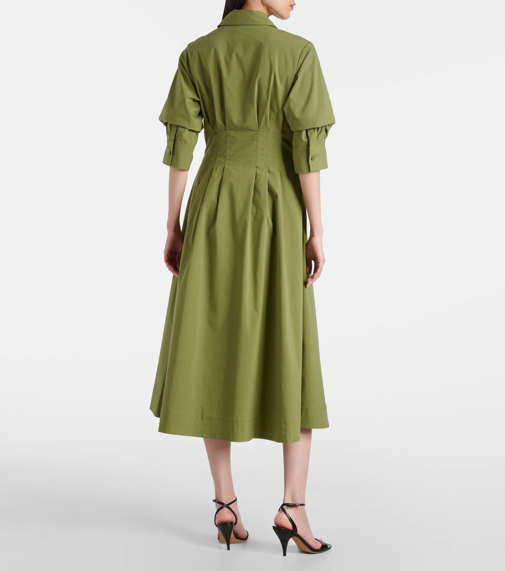 Jazz cotton-blend poplin shirt dress - 3