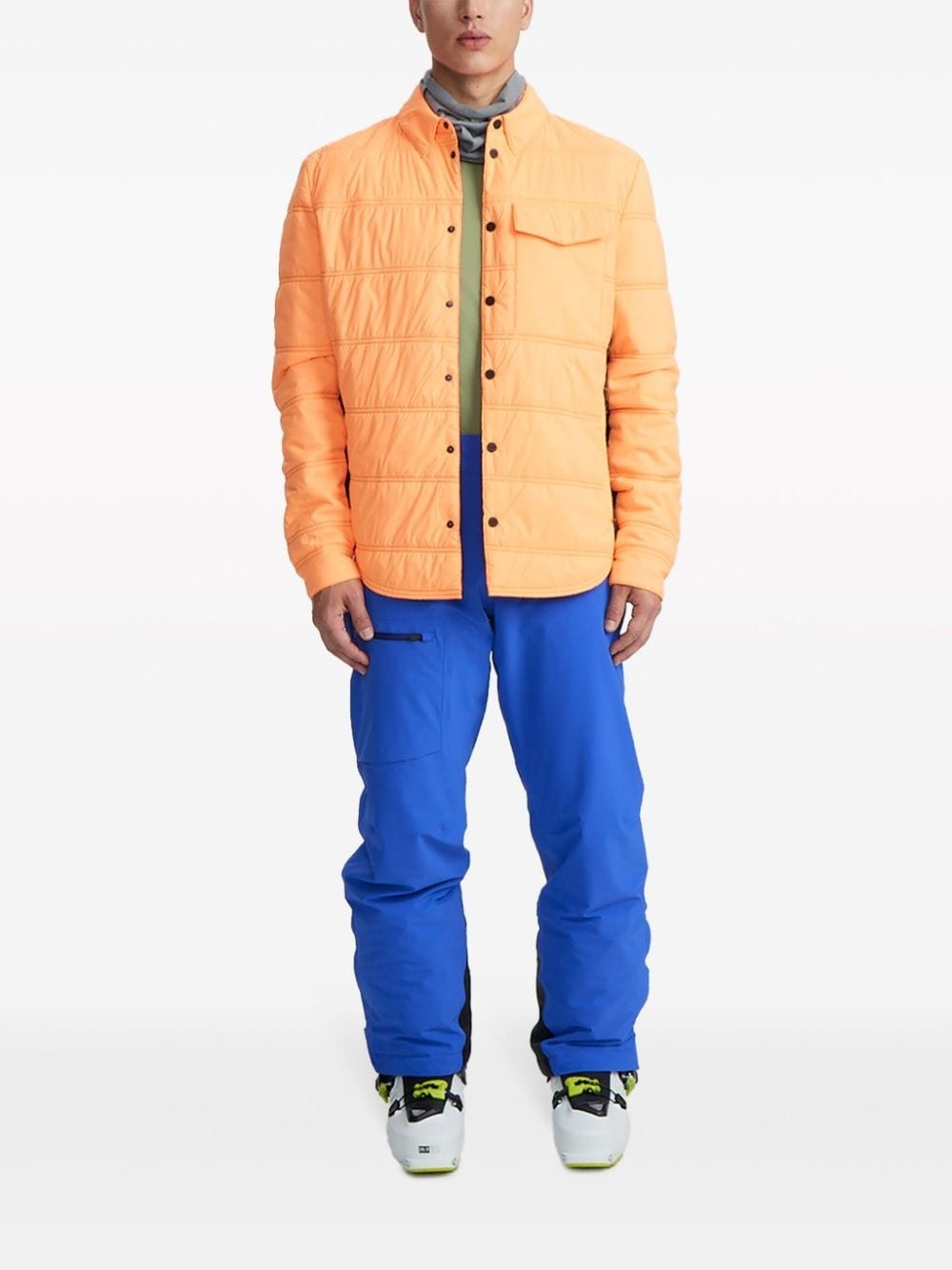 Loge Peak quilted shirt jacket - 2