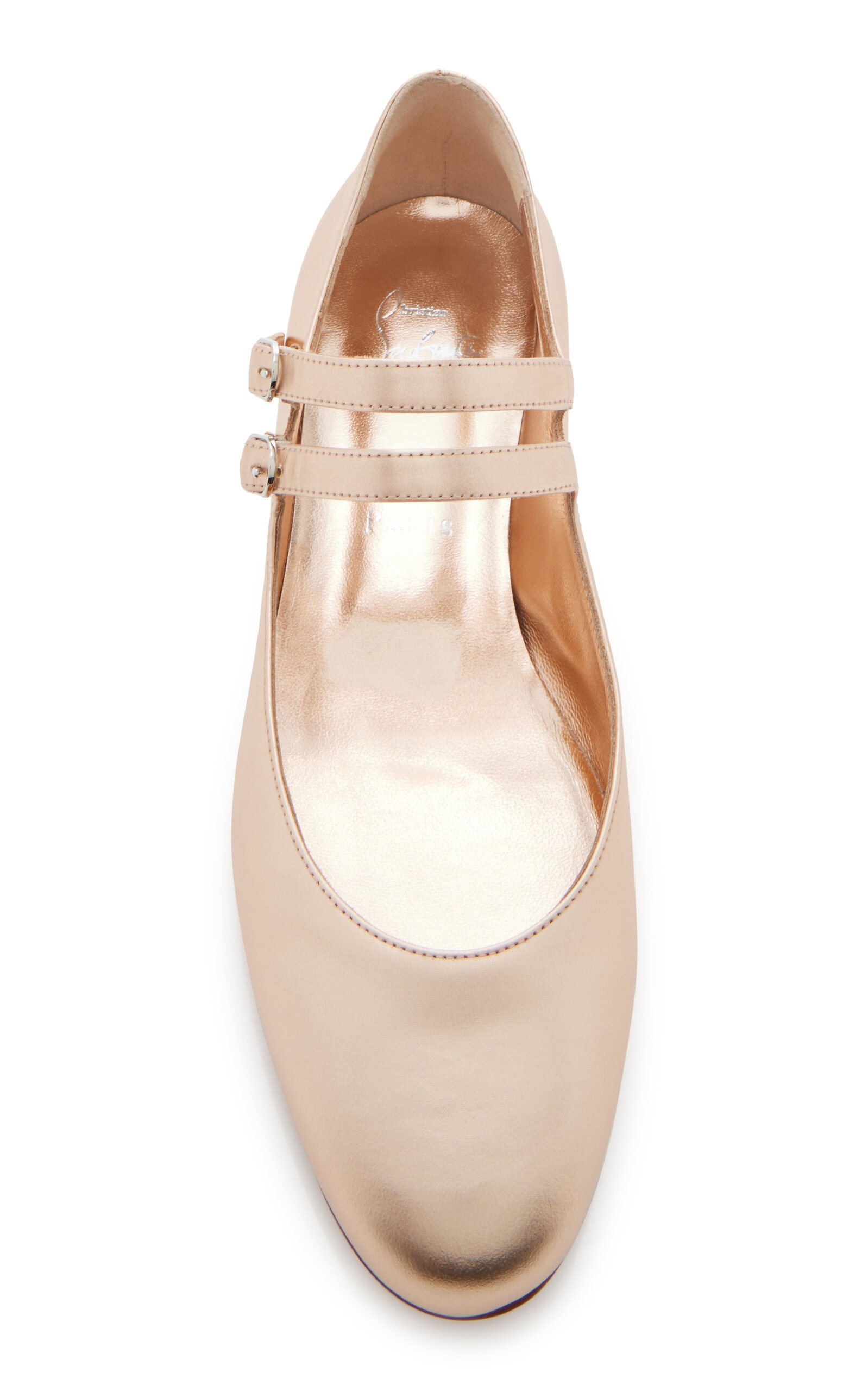 Sweet Jane Metallic-Leather Flats neutral - 4