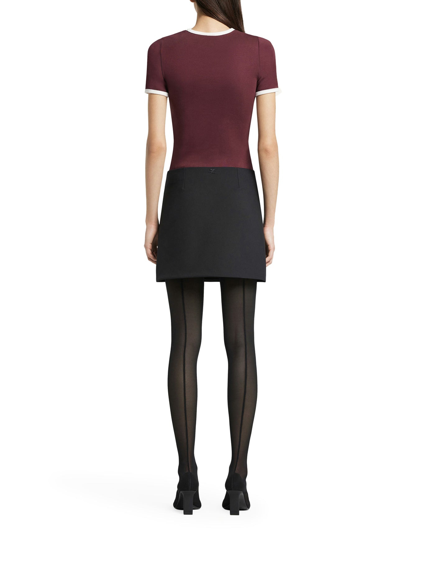 T-SHIRT WITH CONTRASTING COTTON PROFILES - 3