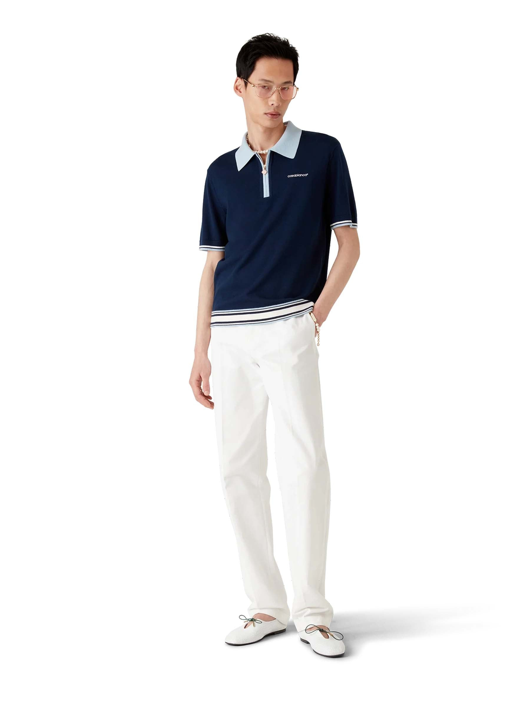 WOOL KNIT POLO - 2