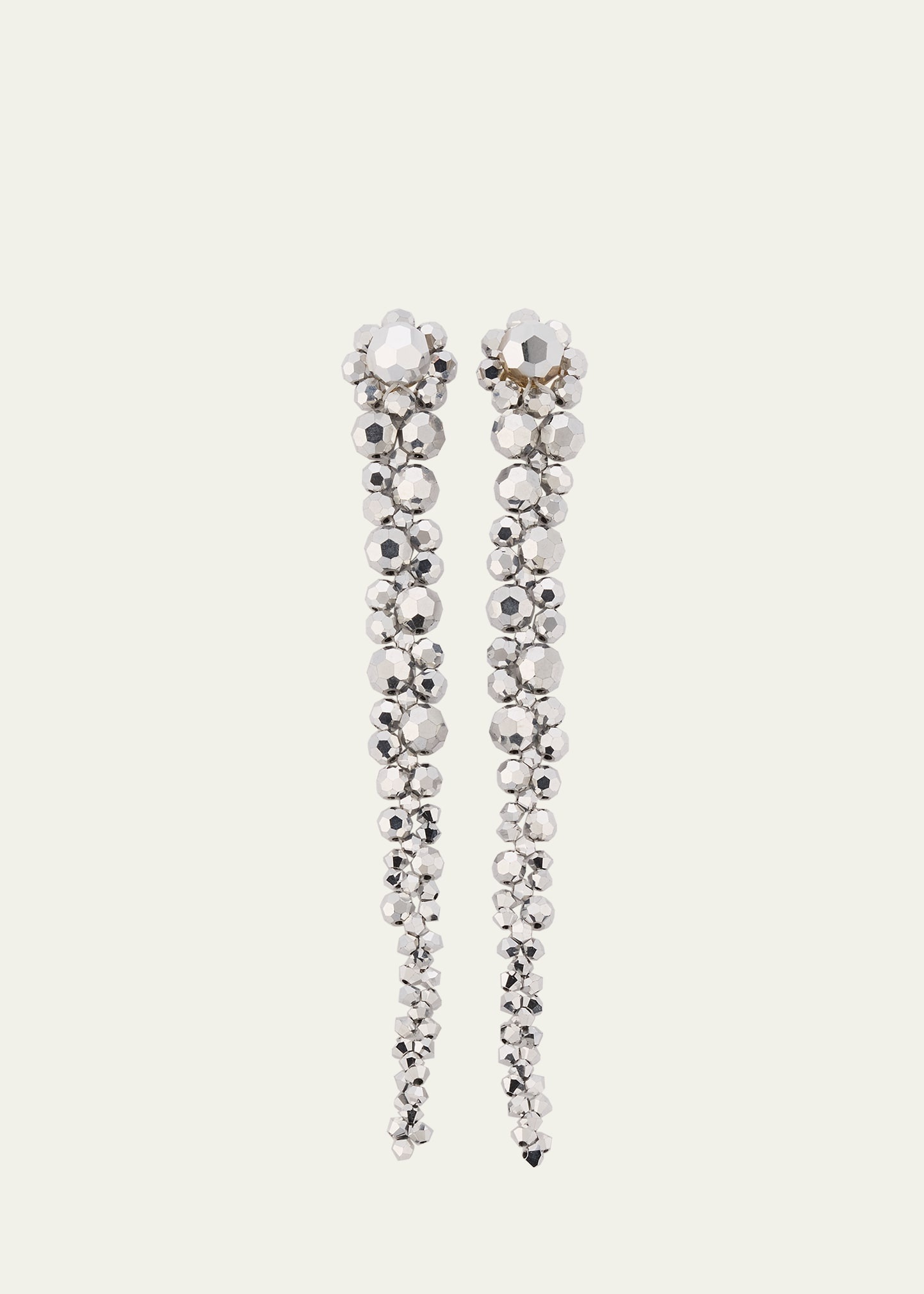 Crystal Drip Earrings - 1