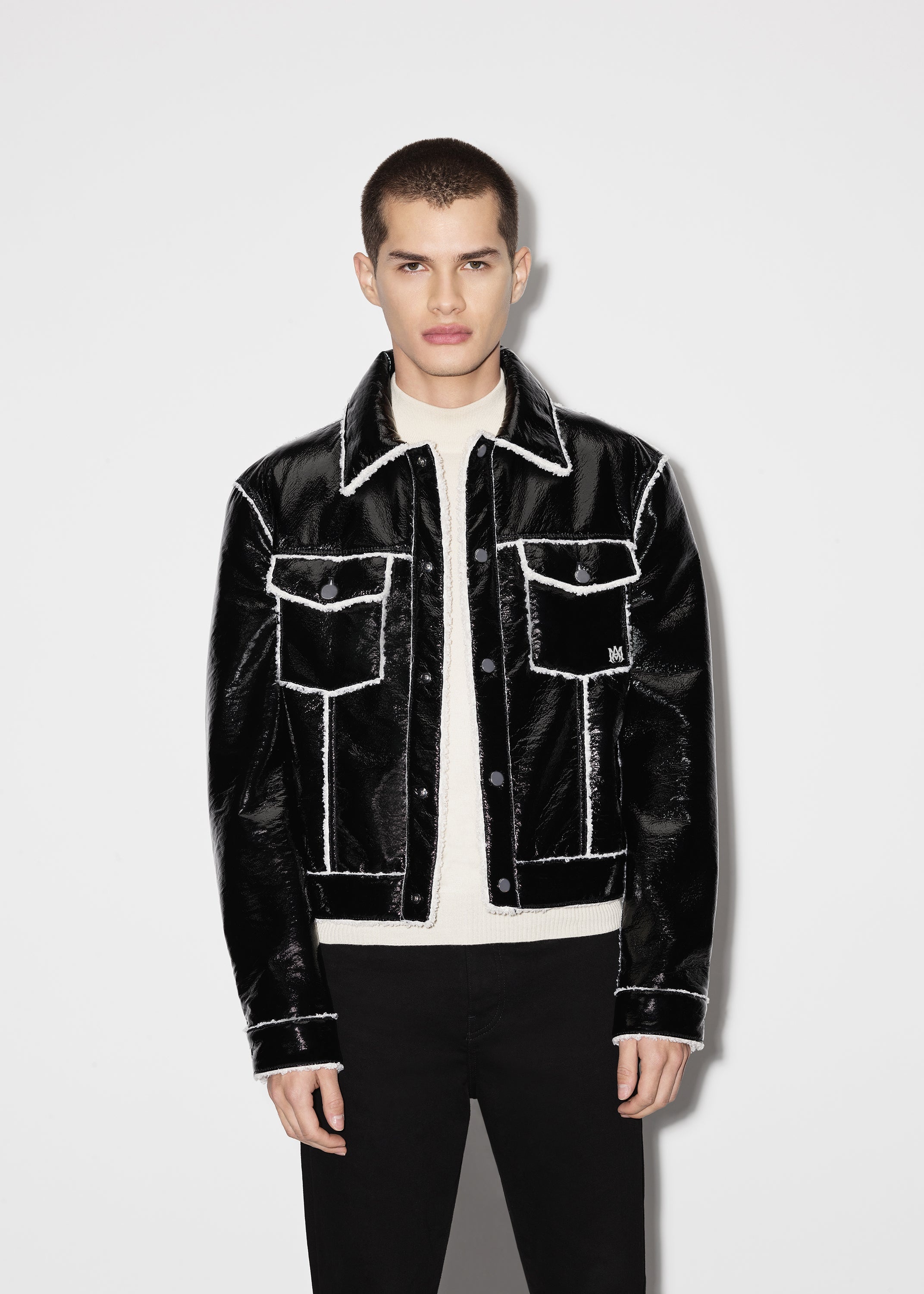 FAUX FUR LINED TRUCKER - 2