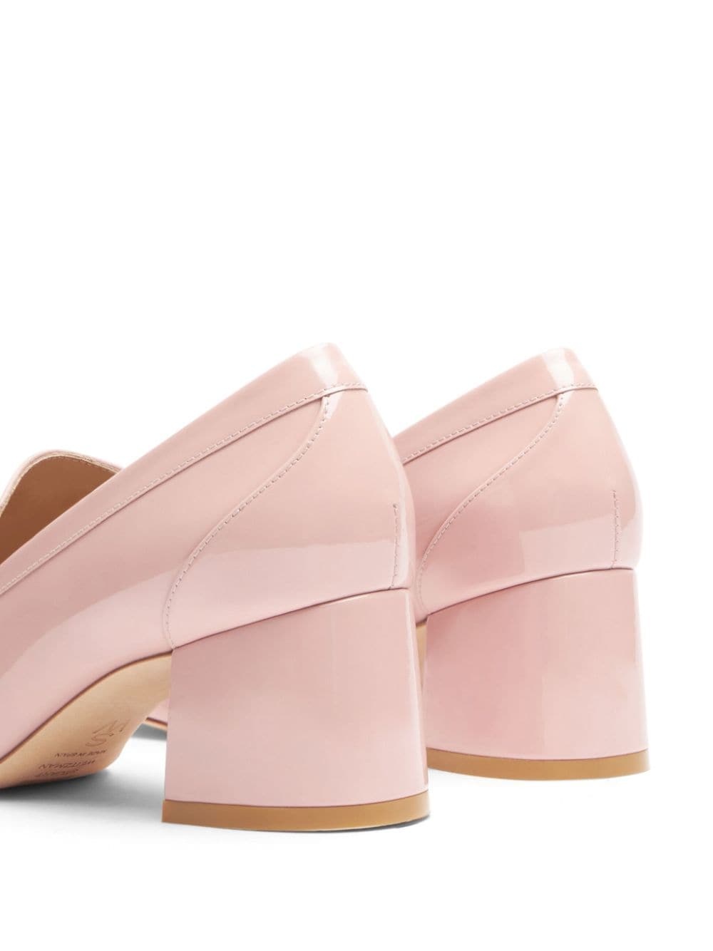 Sleek 60mm leather pumps - 5