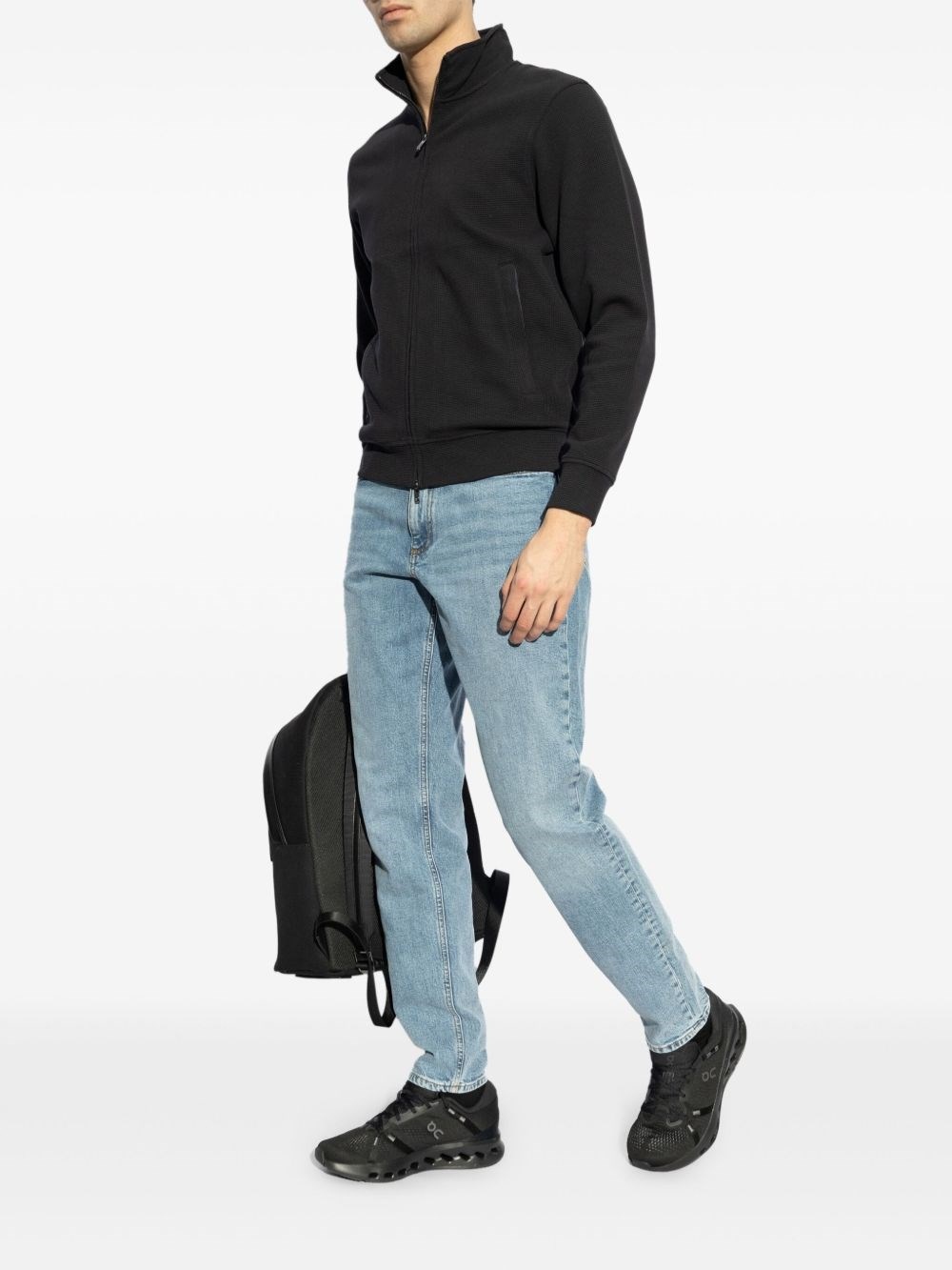 Cotton zipped sweatshirt - 2