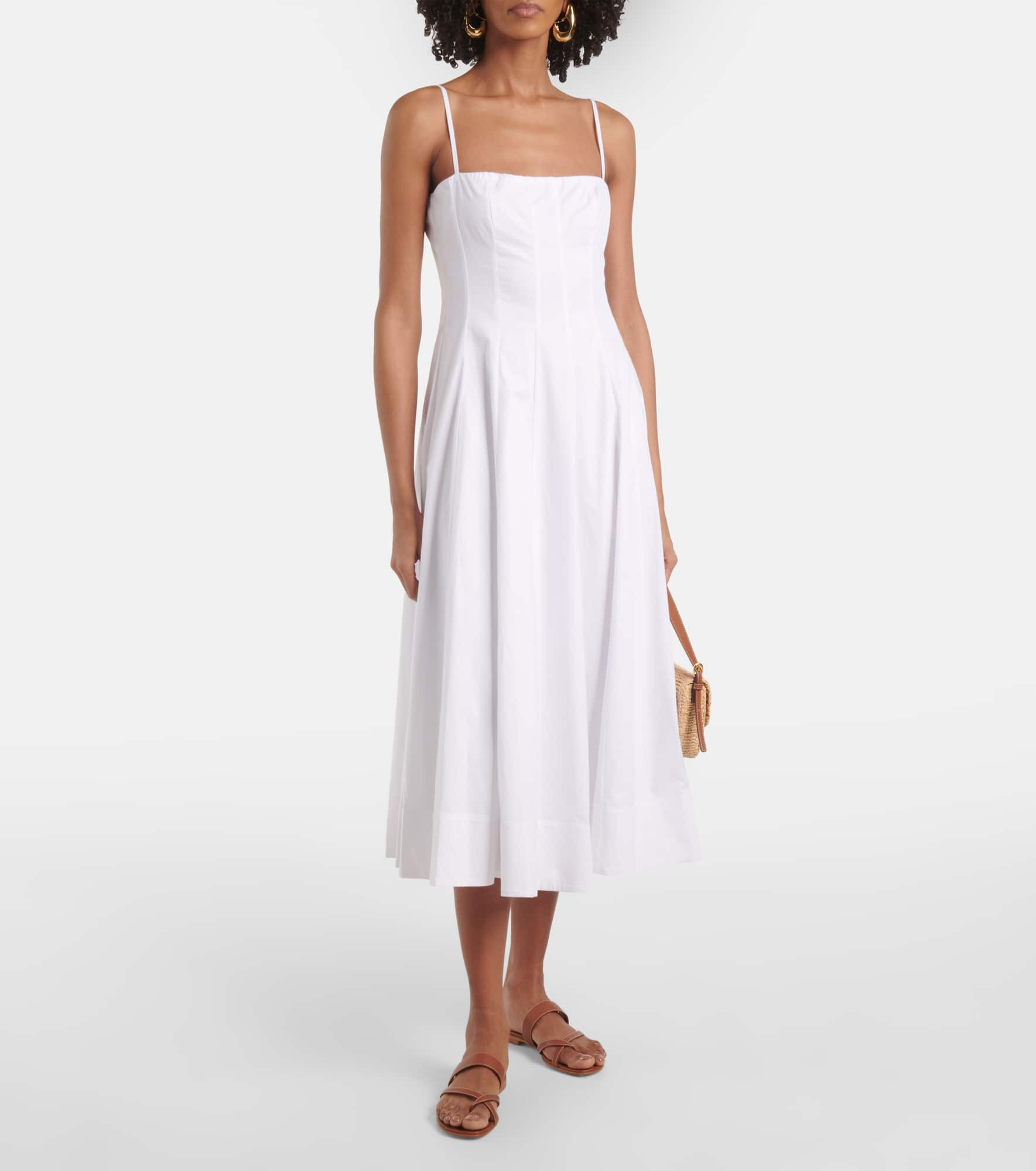 Wylie corset cotton midi dress - 2