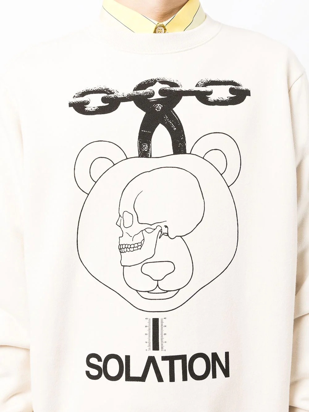 Solation-print sweatshirt - 5