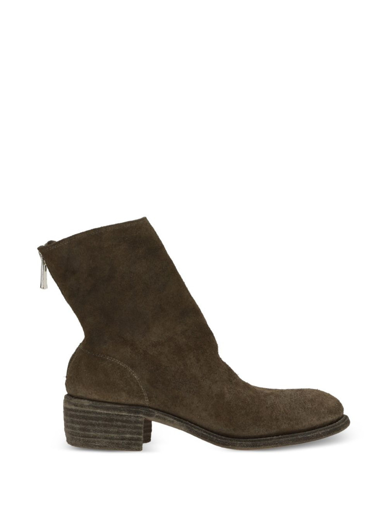 zip-fastening ankle boots 1